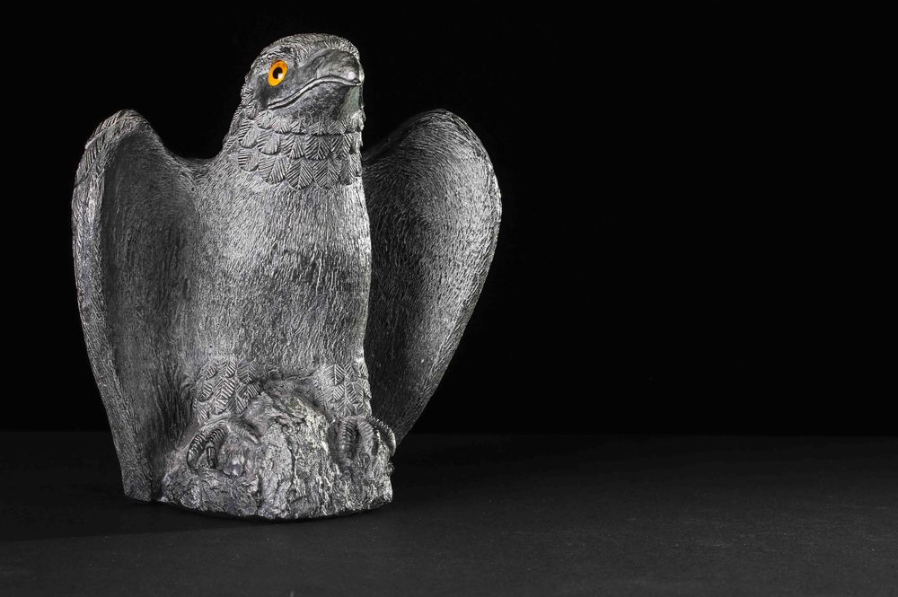 Top 10 Reasons to Visit Winnipeg Beautiful eagle soapstone sculpture made by an Inuit sculpture. Photo by Alastair Wallace.