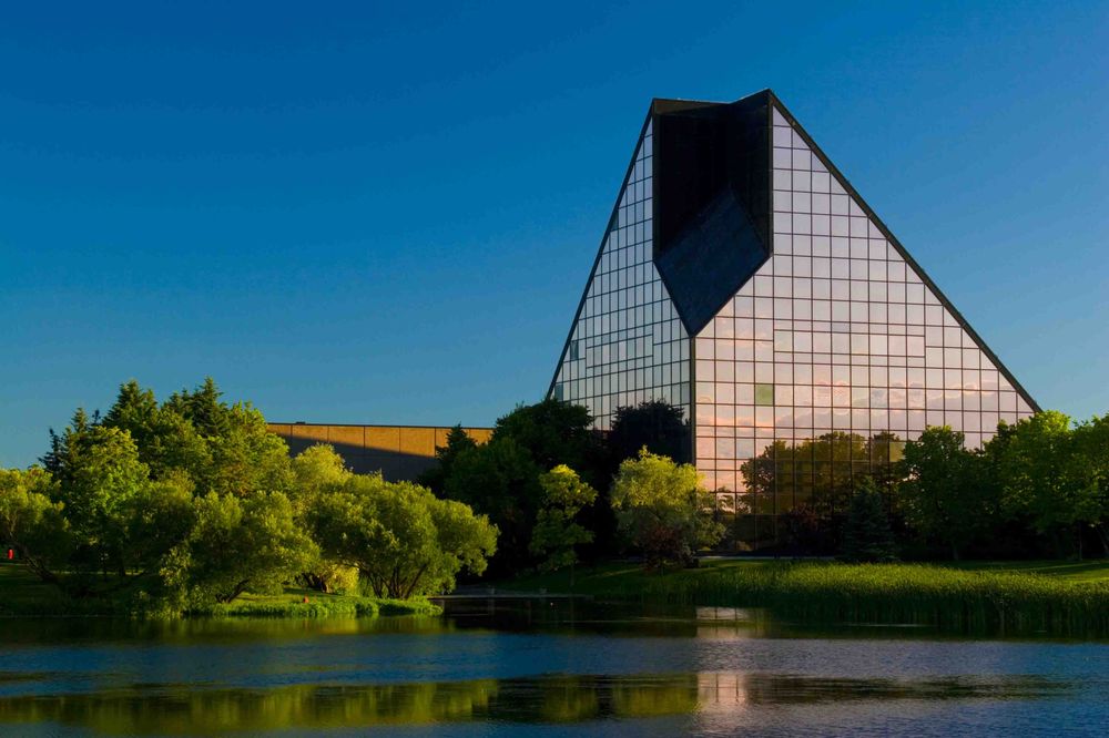 Top 10 Reasons to Visit Winnipeg Sunsetting on the Royal Canadian Mint in the city of Winnipeg. Photo by Mike Rogal.