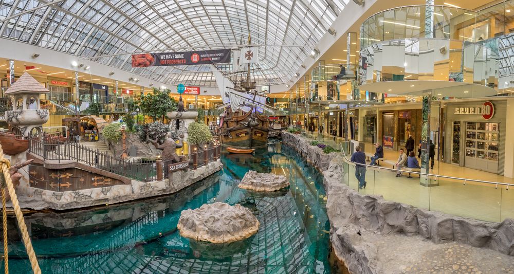 https://canadianvisa.org/blog/cities-and-places/edmonton/the-city-of-festivals Edmonton Mall with pirate bay display