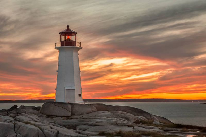 Peggy’s Cove Lighthouse Halifax Nova Scotia |  jobs in Canada
