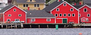 Scenic harbour in Prince Edward Island, Canada