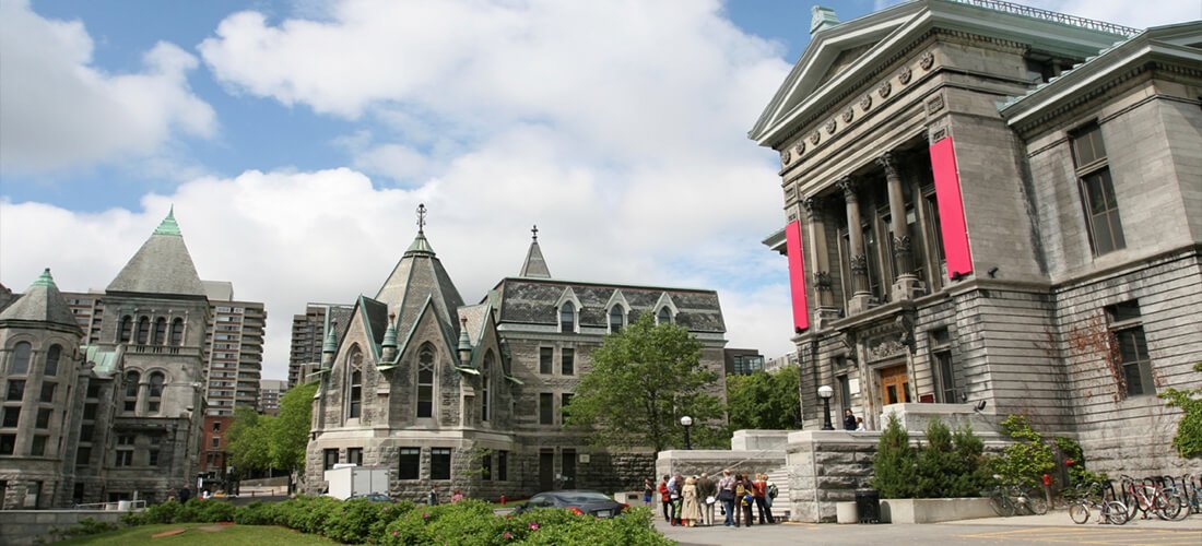 Front entrance to McGill administration hall