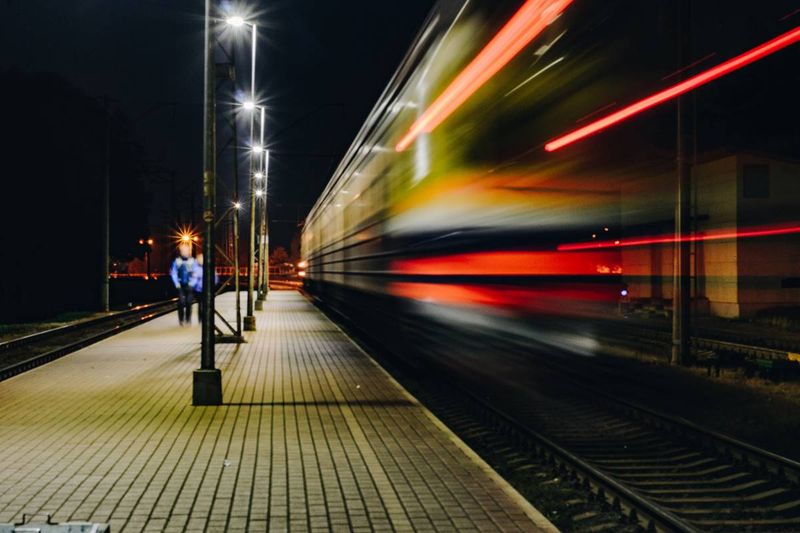 How to Immigrate to Canada Without a Degree blurred speeding train at platform | jobs in Canada